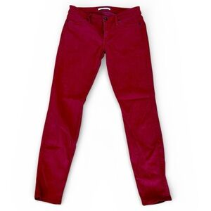 Rich & Skinny Red Stretch Skinny Jeans, Size 29, Color, Autumn Fall Football